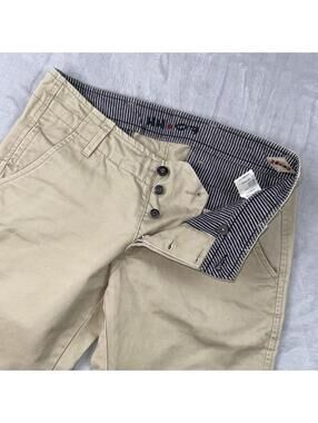 NN07 Beige Chino Pants Slim Fit Button Fly Scandinavian Minimal Men 30x32 Casual
